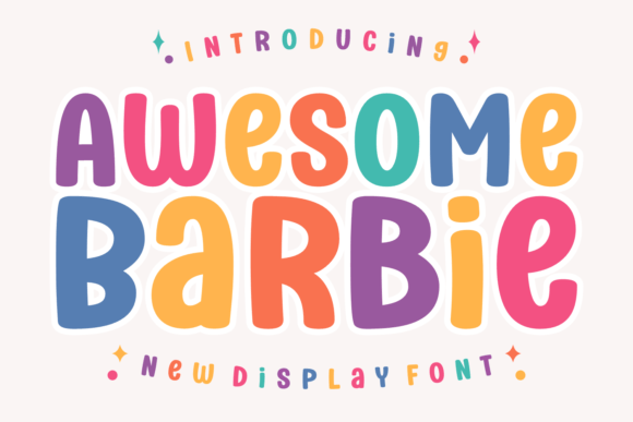 Awesome Barbie: A Quirky Font for Creative Projects