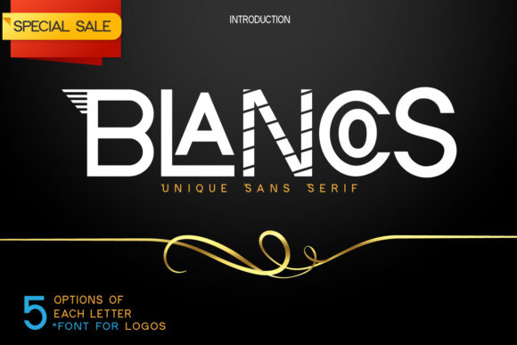 Blancos: A Modern Display Typeface for Bold Designs