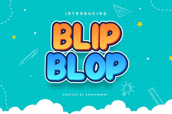 Blip Blop: A Playful Font for Creative Projects