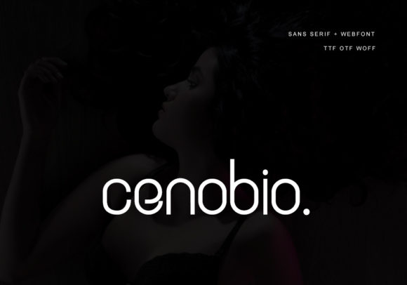 Cenobio: A Minimalistic Display Font for Modern Design