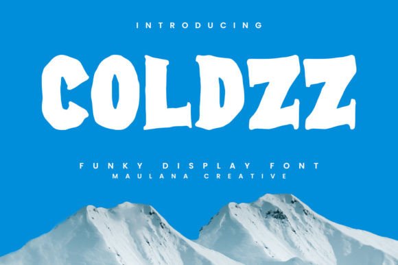 Coldzz: A Quirky Display Font for Creative Projects