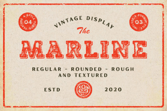Discover Marline: The Bold Vintage Display Typeface