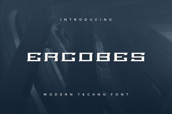 Ercobes: A Modern Display Font for Creative Projects