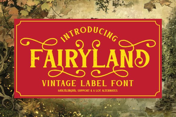 Fairyland: A Timeless Display Font for Captivating Designs