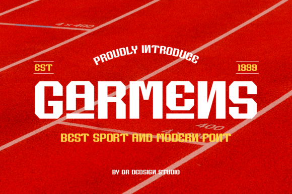 Garmens: A Cool and Bold Display Font for Creative Projects