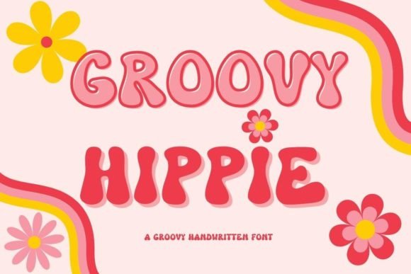 Groovy Hippie: A Playful Retro Font for Creative Projects