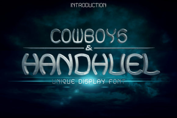 Handhuel: The Bouncy Display Font for Fresh Designs