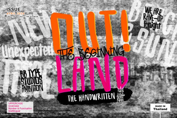 Outland: A Display Font with Street Art Energy