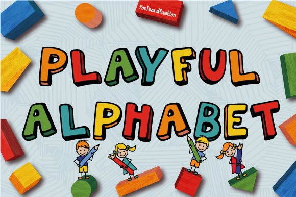 Playful Alphabet: A Fun Font for Creative Projects