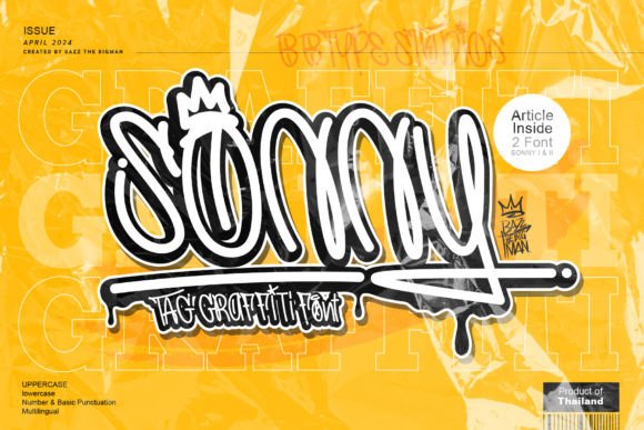 Sonny: The Graffiti Font for Bold Street Art Vibes