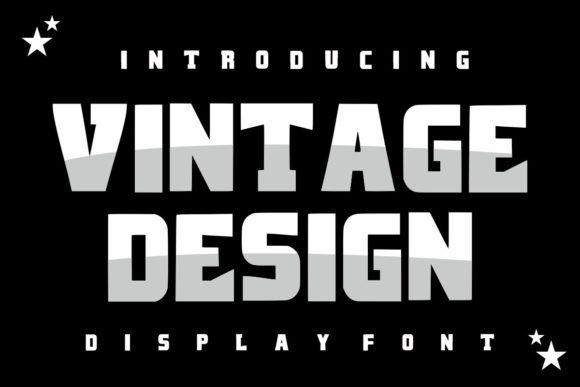 Vintage Design: A Modern Sport Display Font