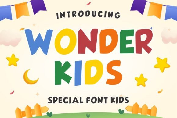 Wonder Kids: A Playful Font for Creative Projects